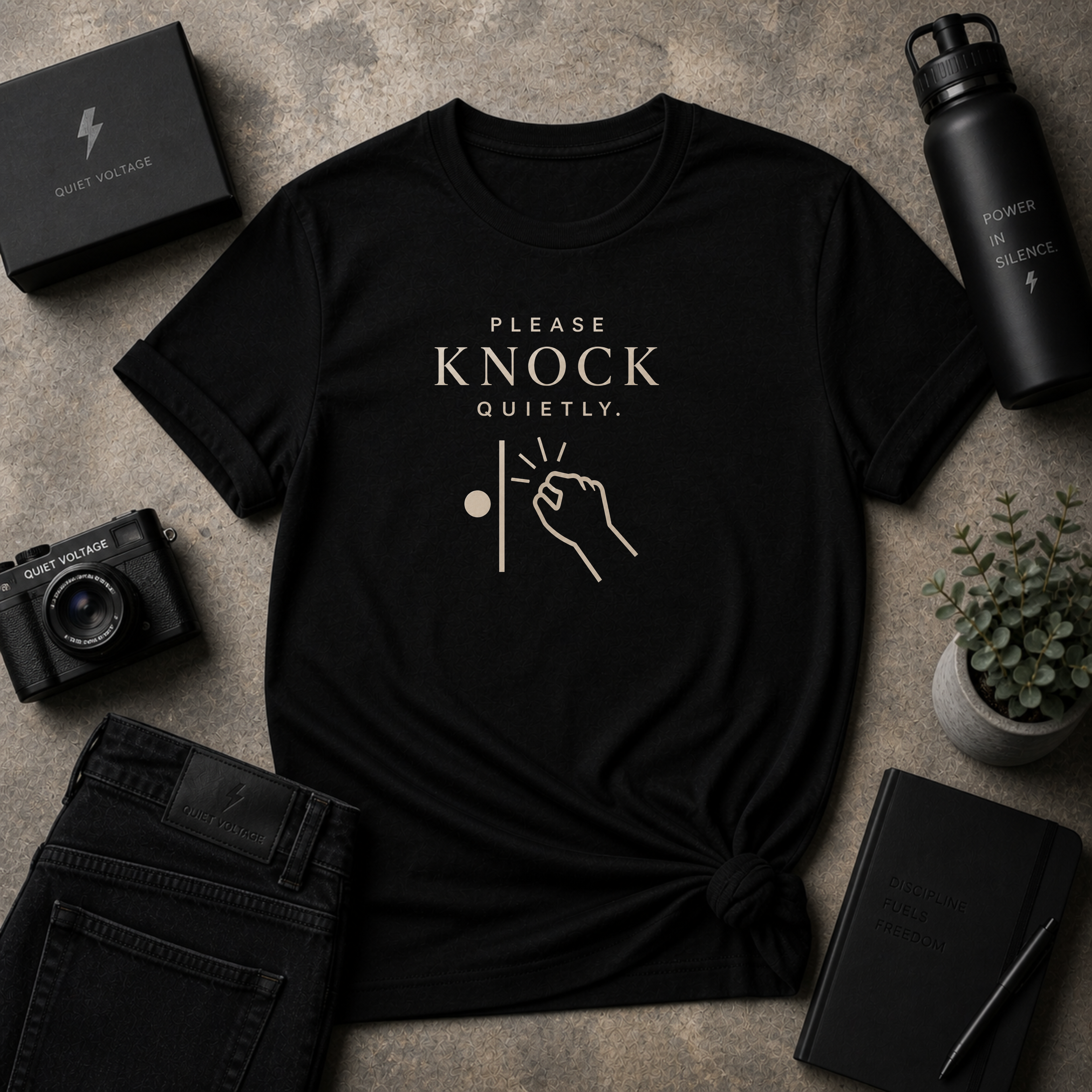 Knock Quietly Tee