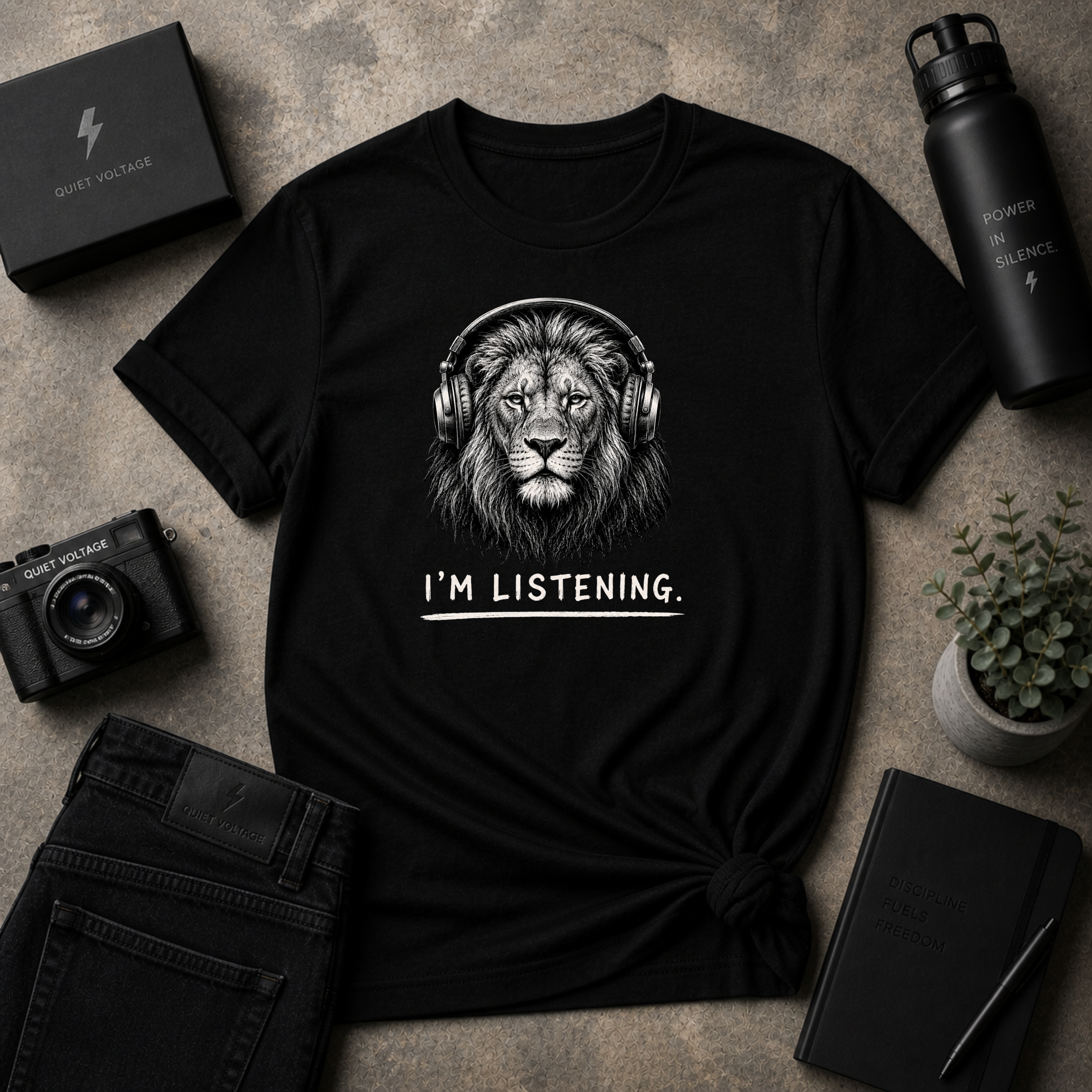 Listening Lion Tee