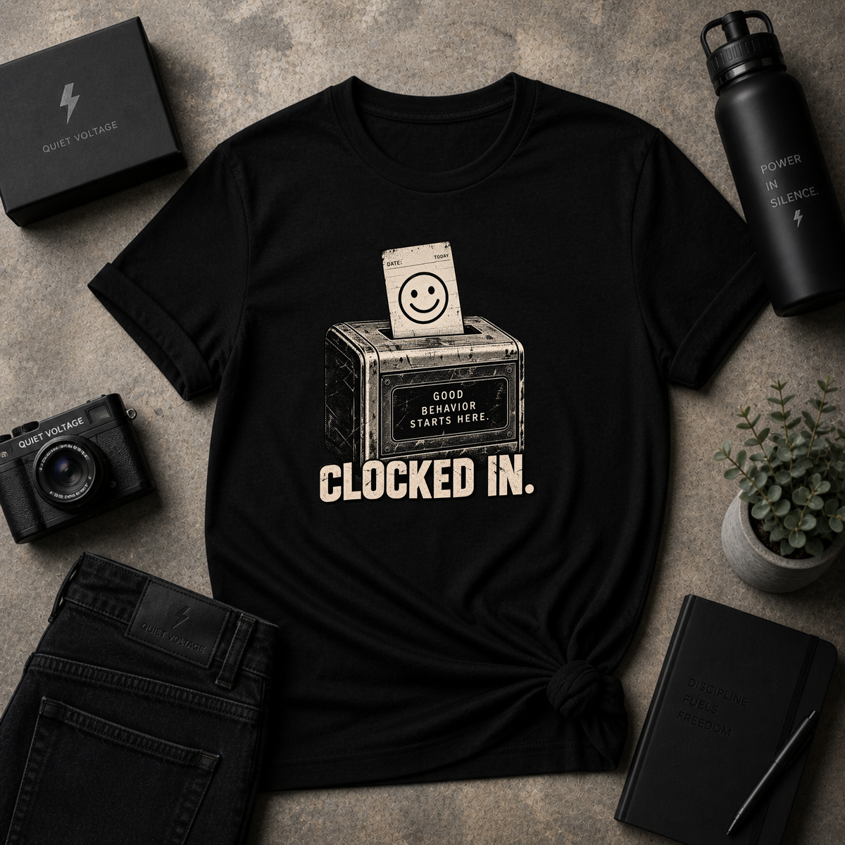 Clocked In Tee