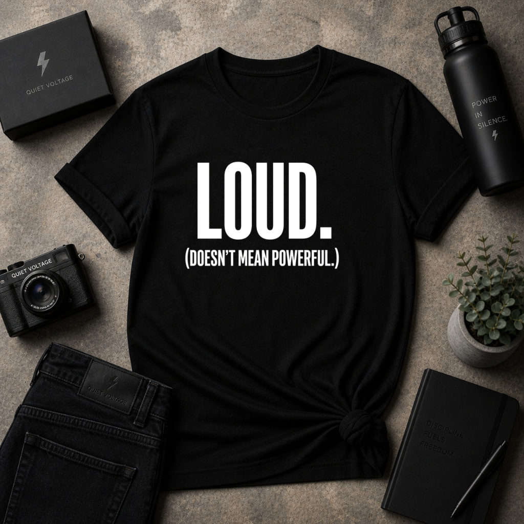 Loud Doesn't Mean Powerful Tee