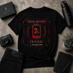Social Battery 2% Tee