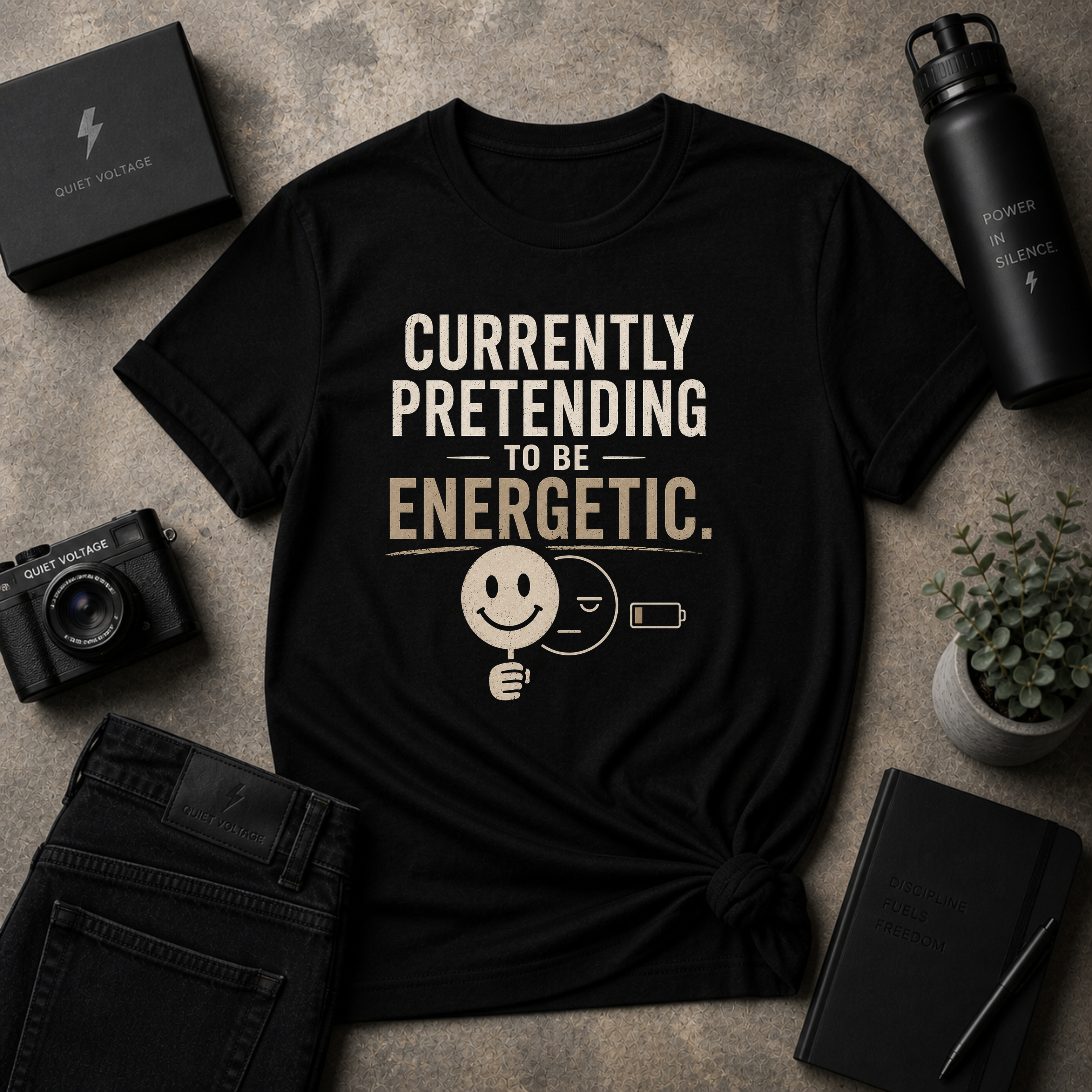Pretending To Be Energetic Tee