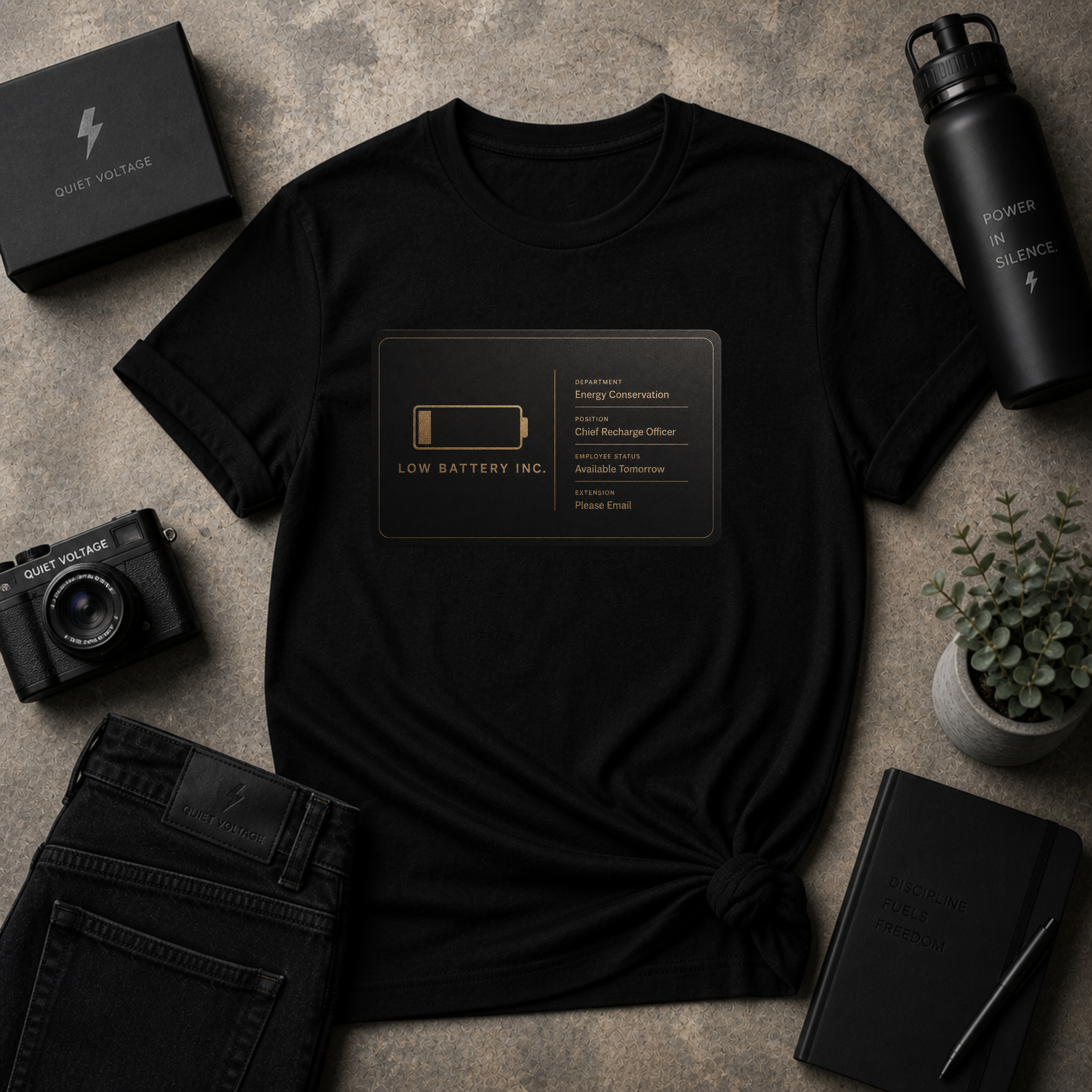 Low Battery Inc Tee