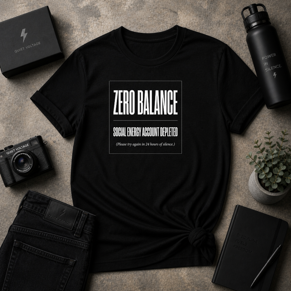 Social Energy Account Depleted Tee