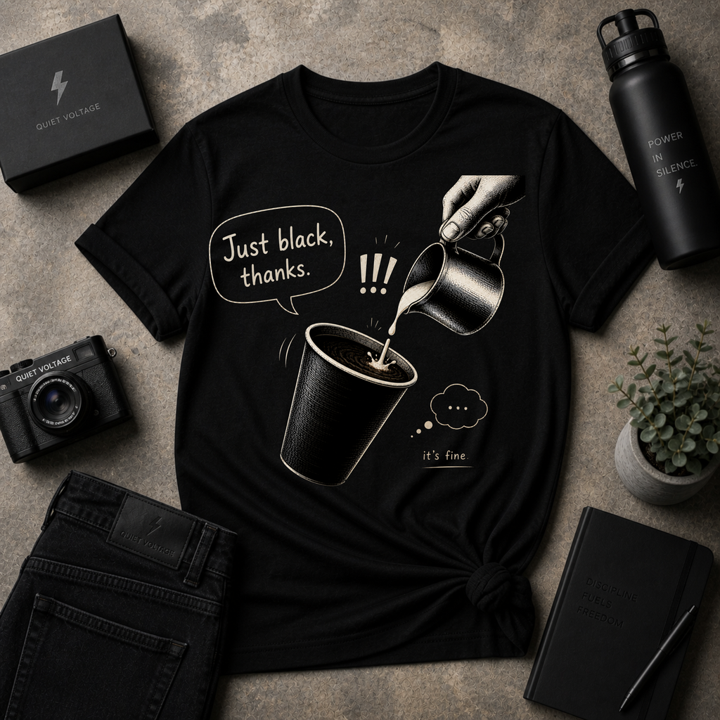 Just Black Tee