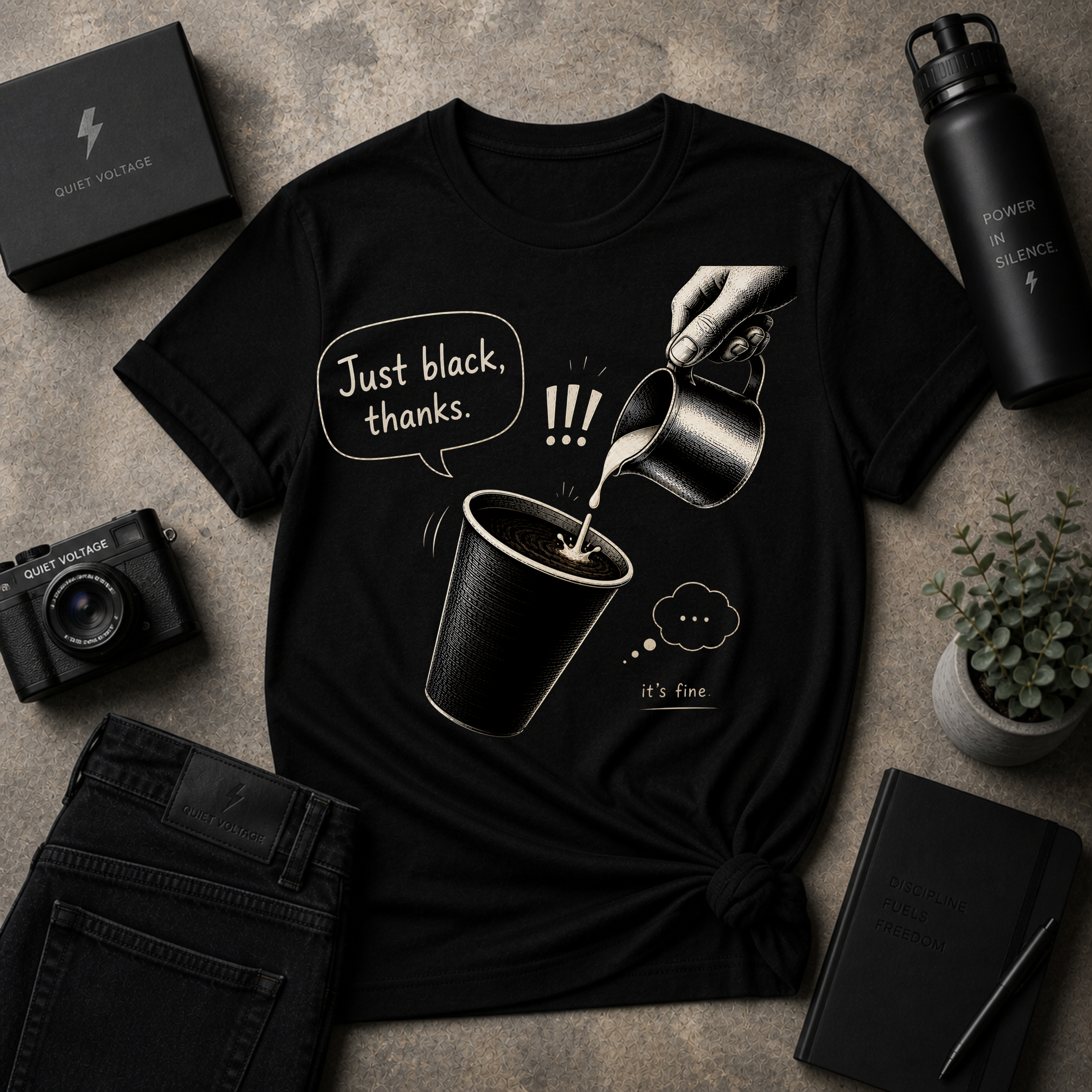Just Black Tee
