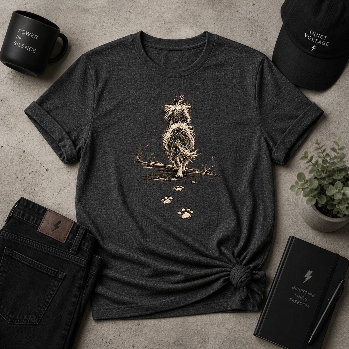 Dog Pawprints Tee