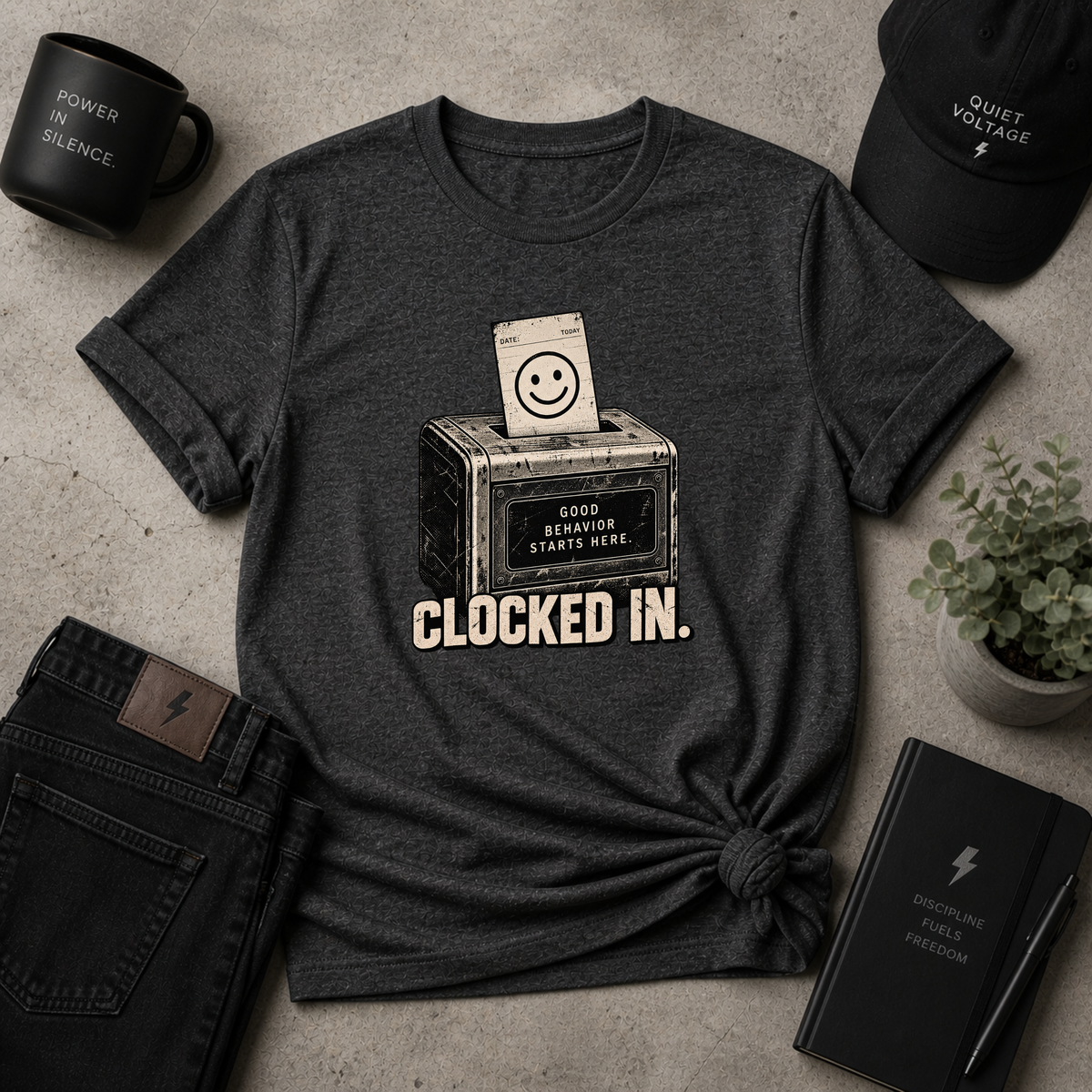 Clocked In Tee