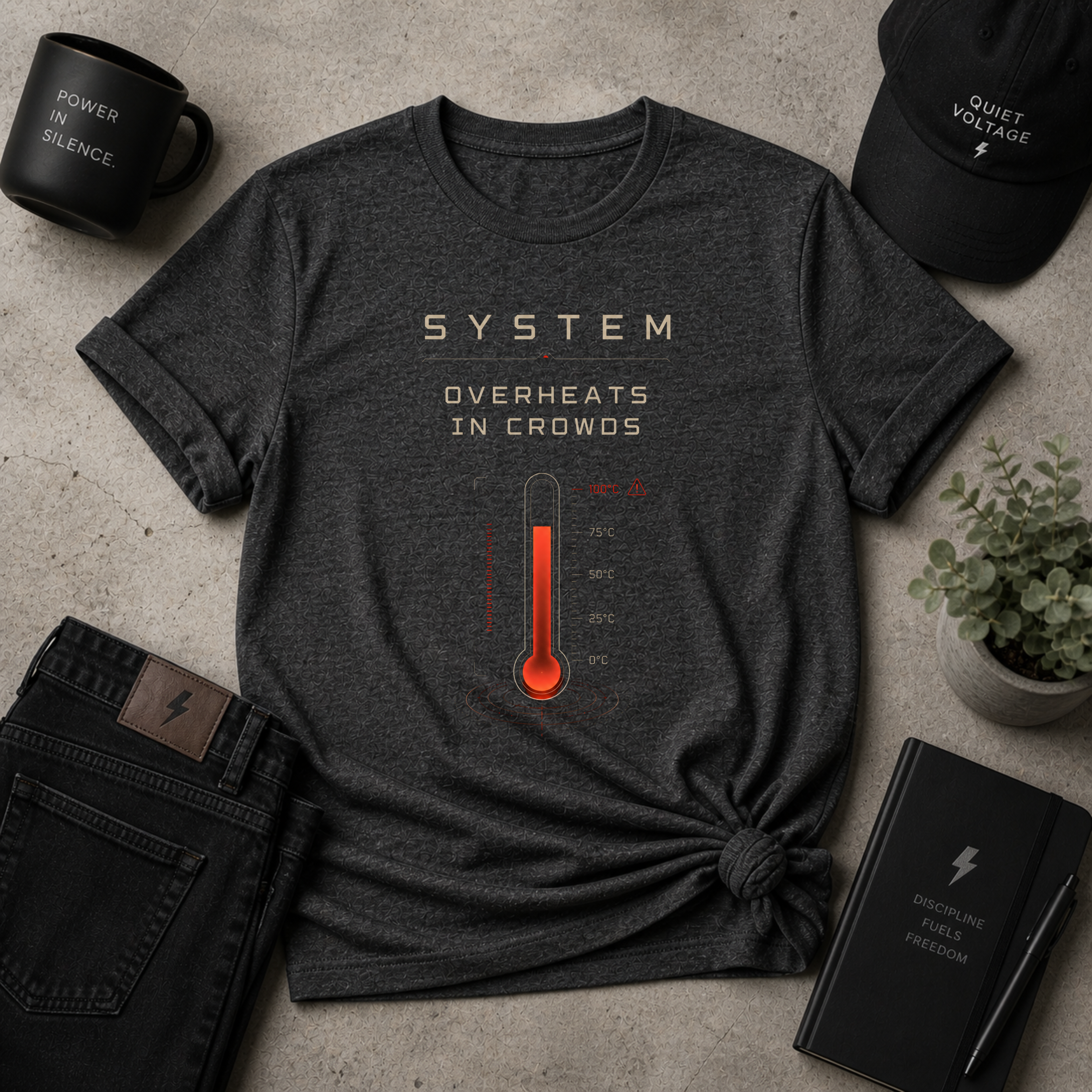 Overheats In Crowds Tee