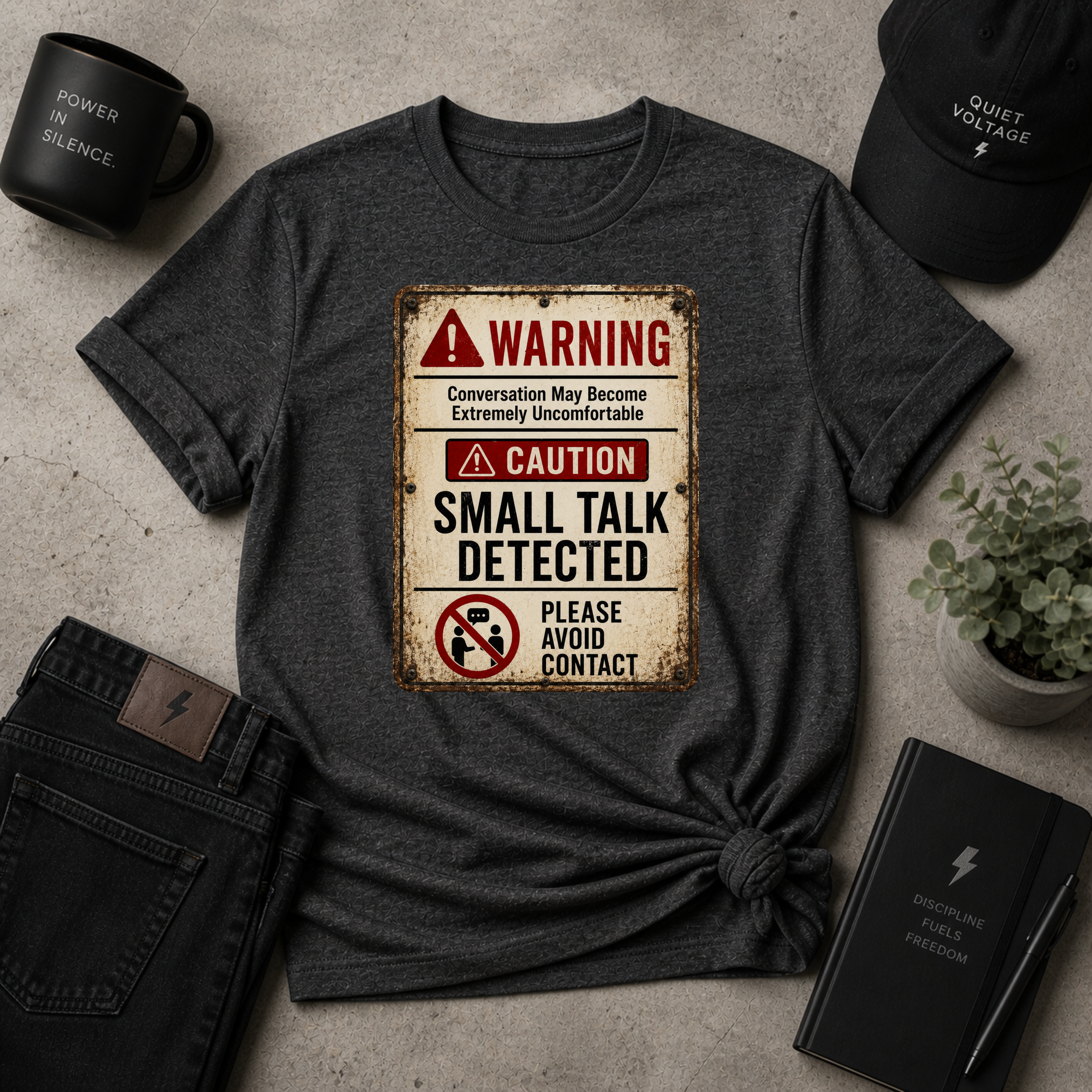 Small Talk Detected Tee