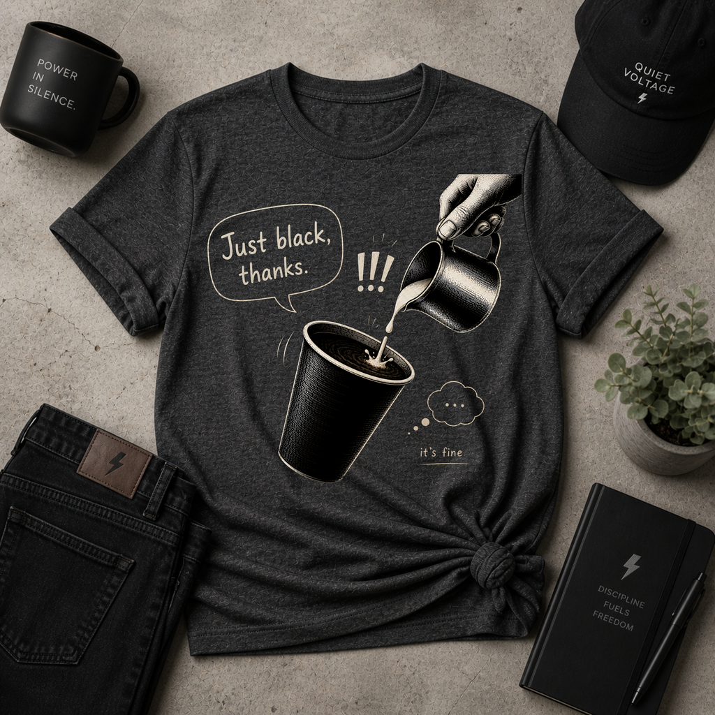 Just Black Tee