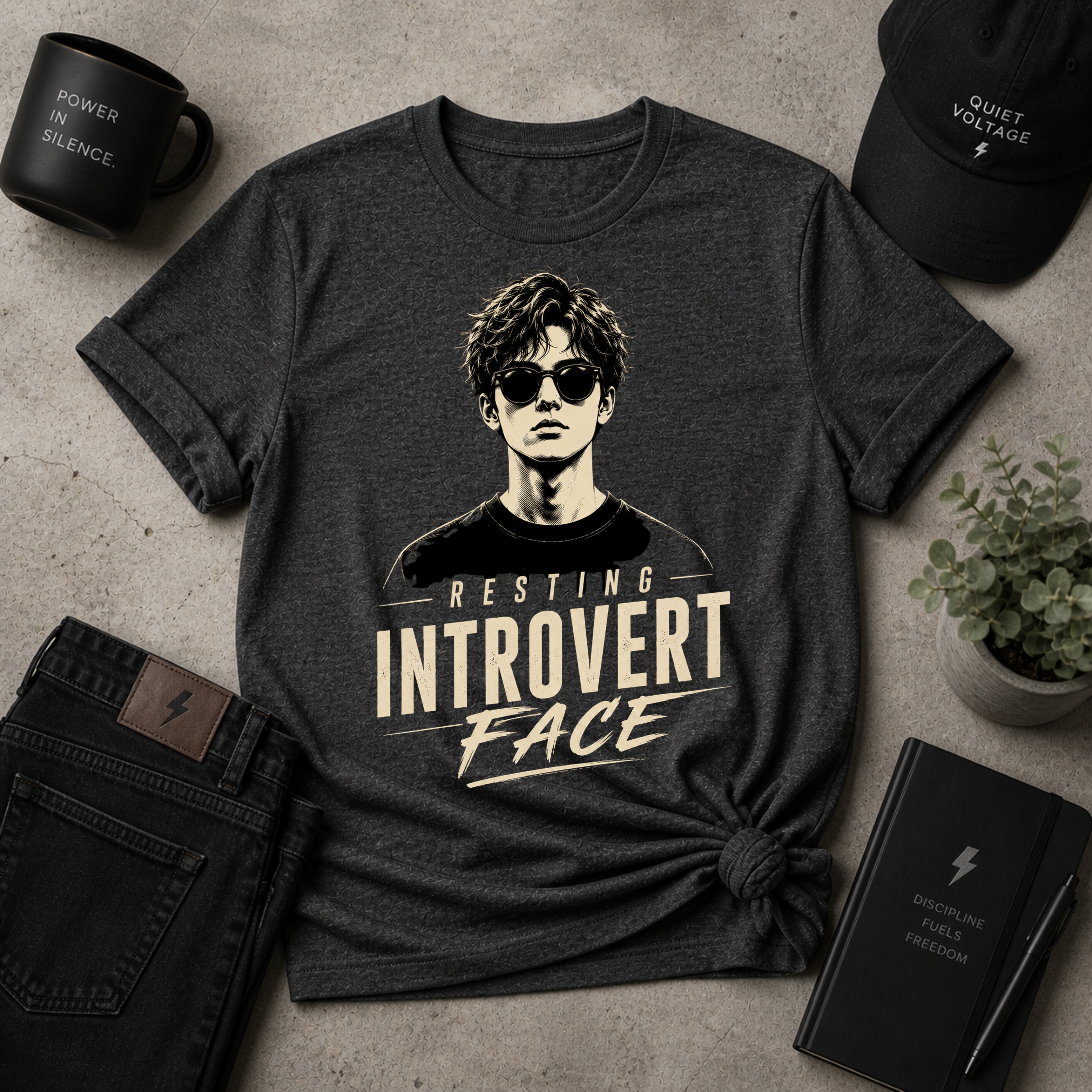 Introvert Face Tee