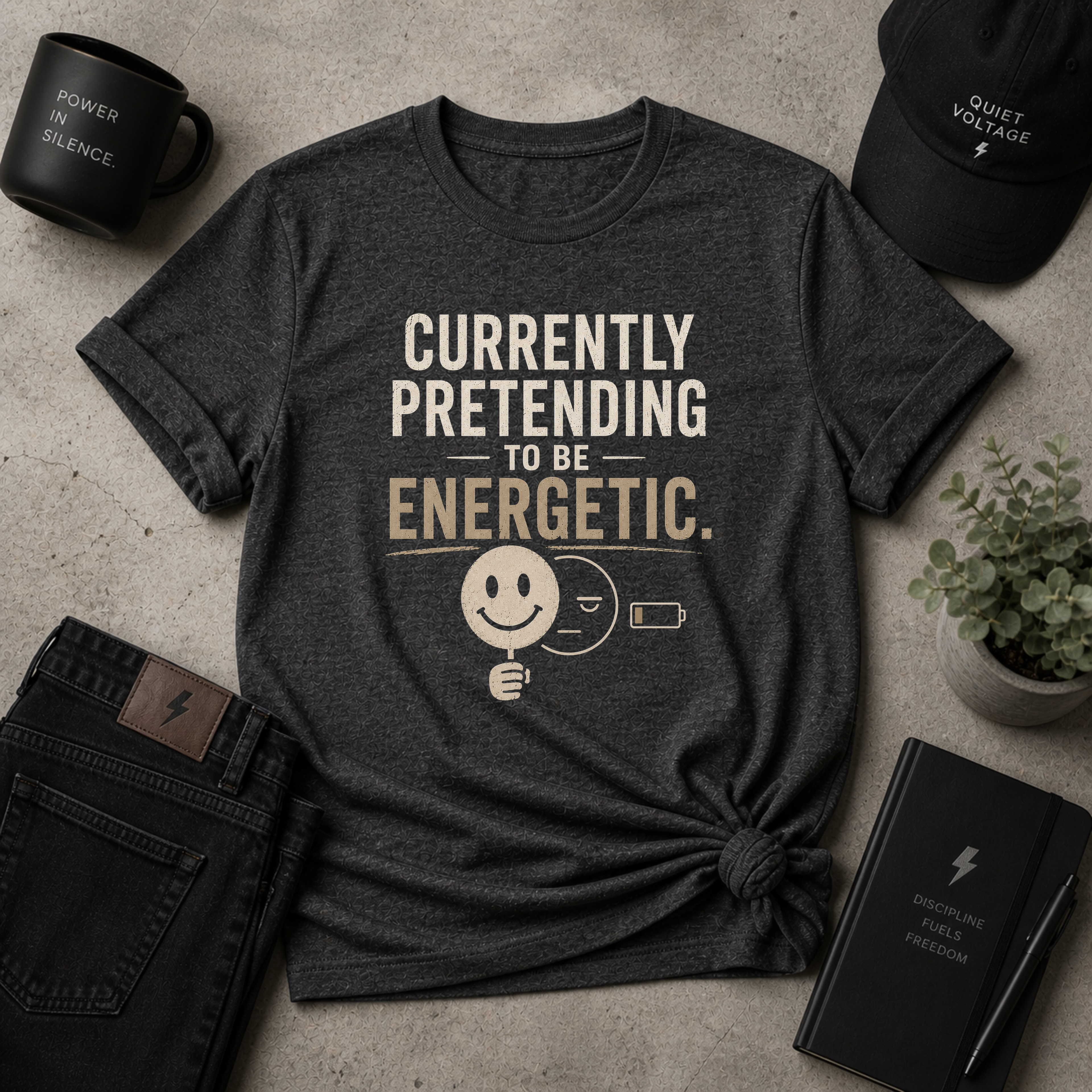 Pretending To Be Energetic Tee