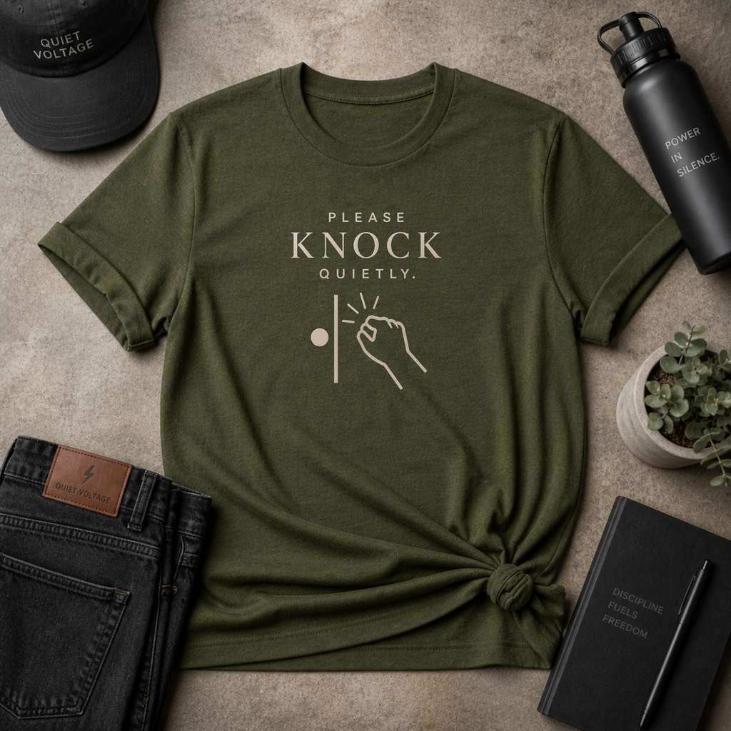 Knock Quietly Tee