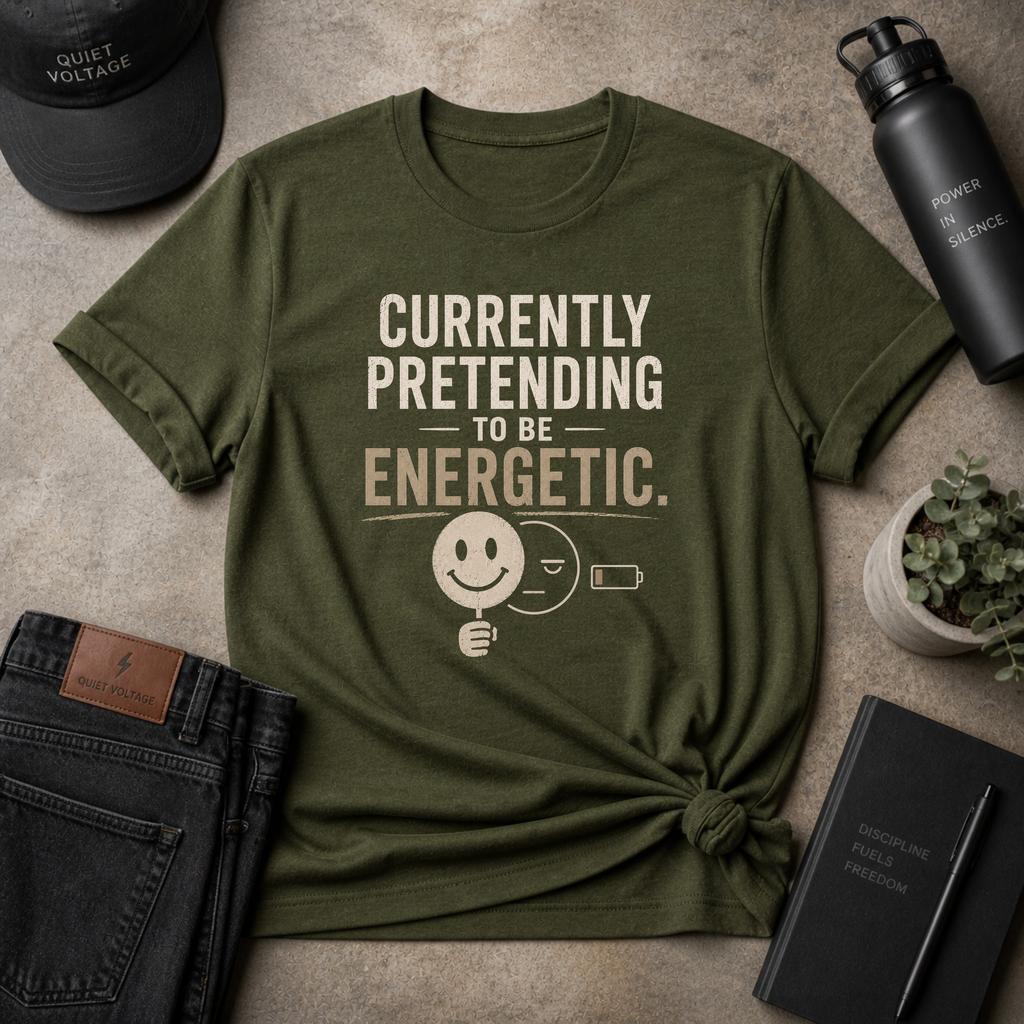 Pretending To Be Energetic Tee