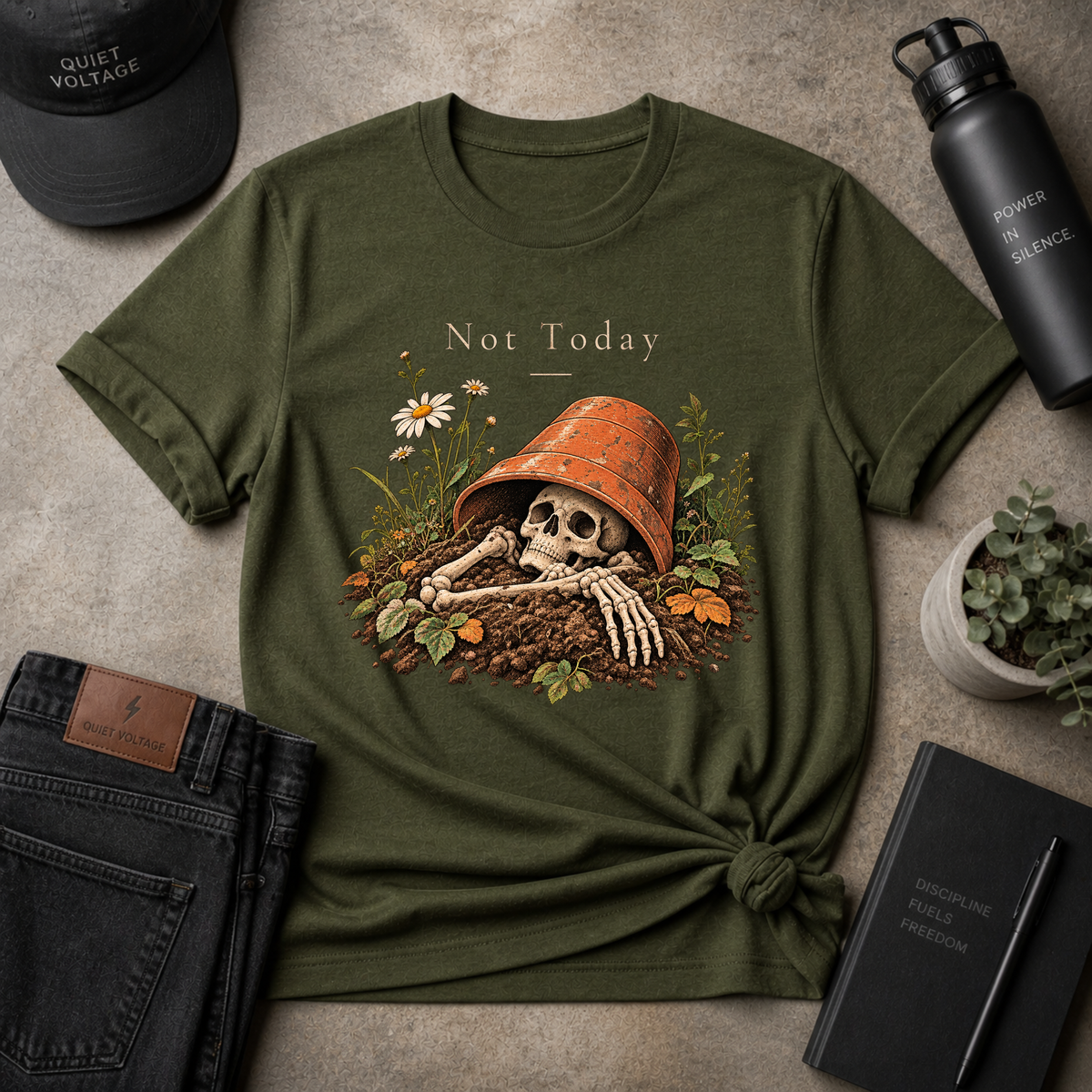 Pot Skeleton Tee