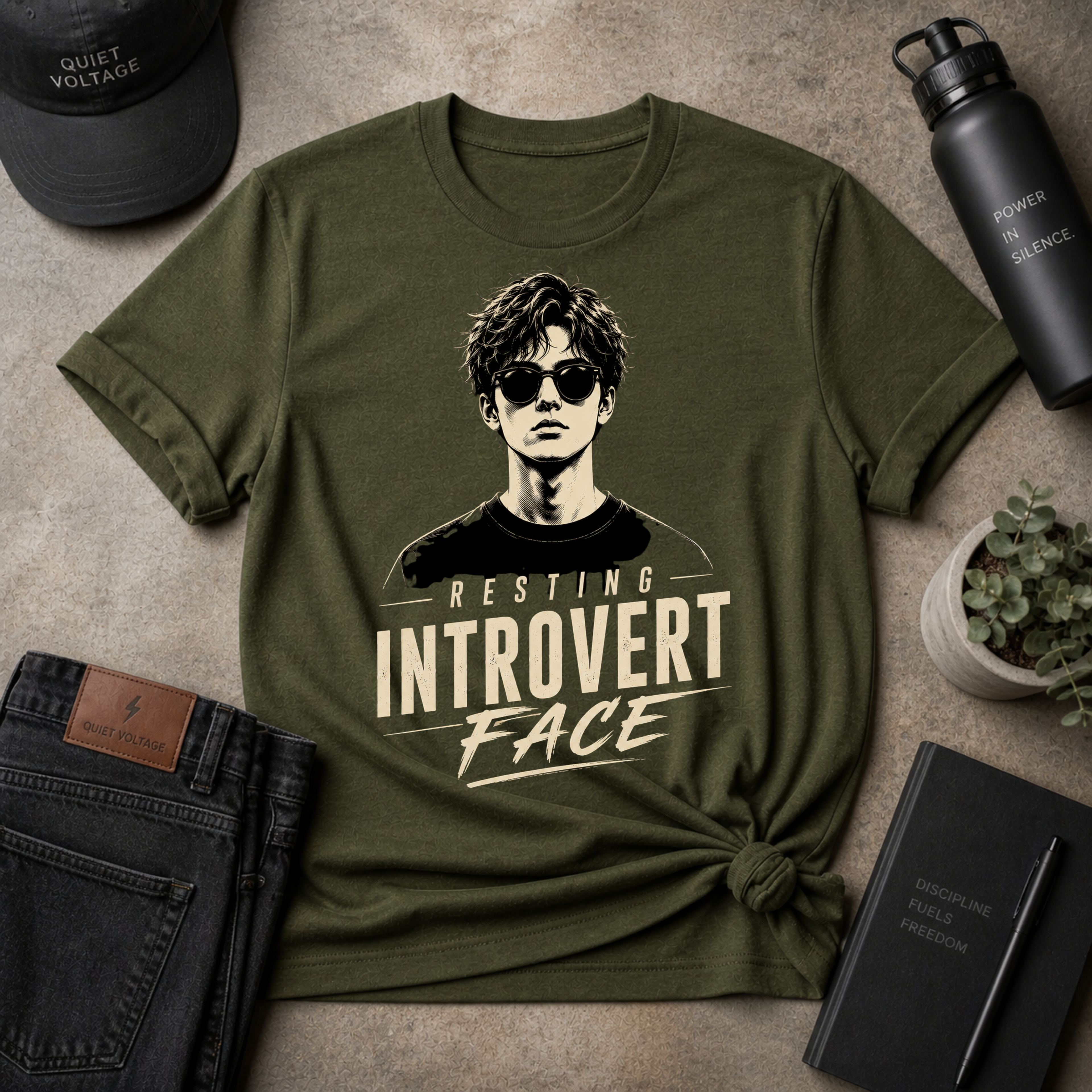 Introvert Face Tee