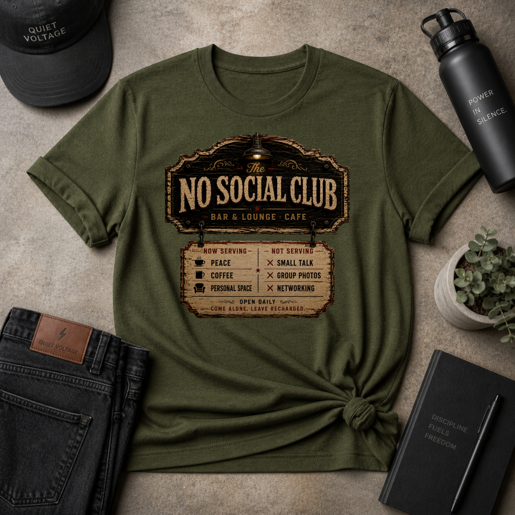 No Social Club Tee