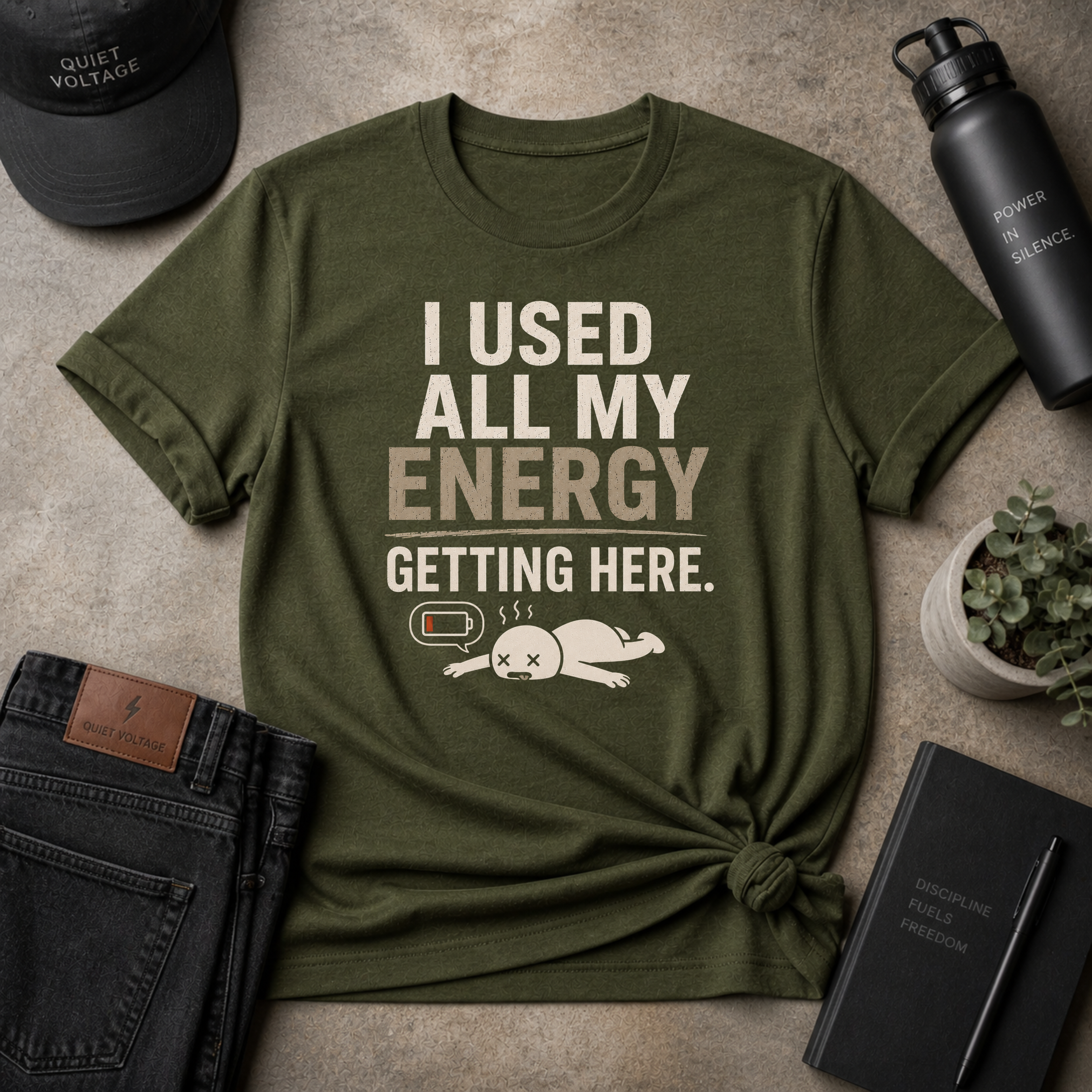 Used All My Energy Tee