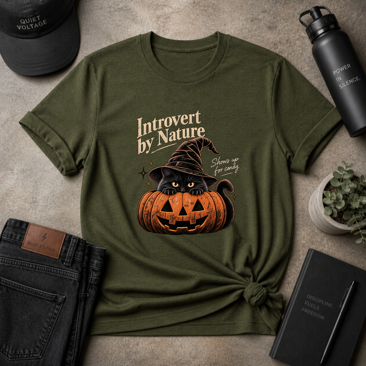 Shows Up For Candy Tee