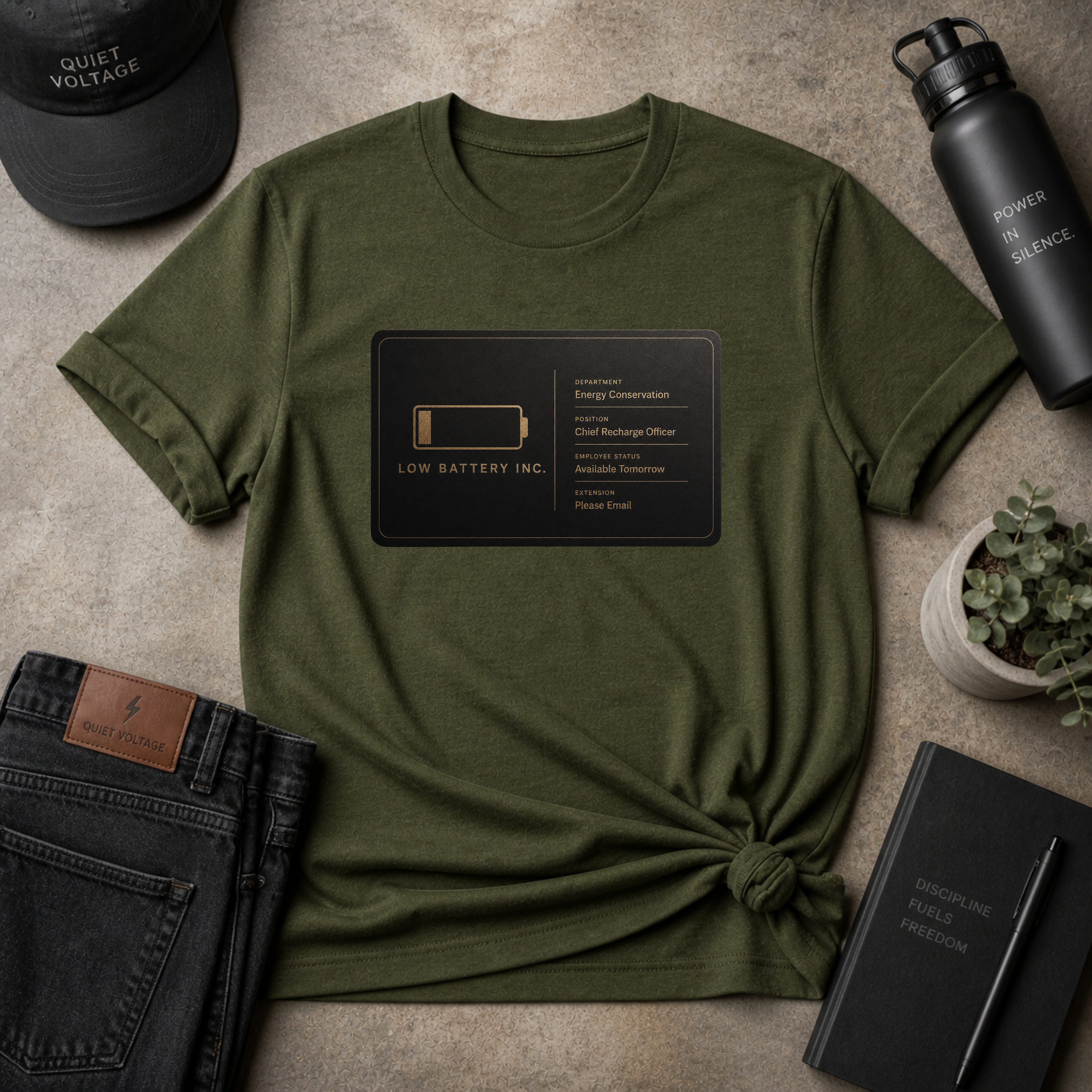Low Battery Inc Tee