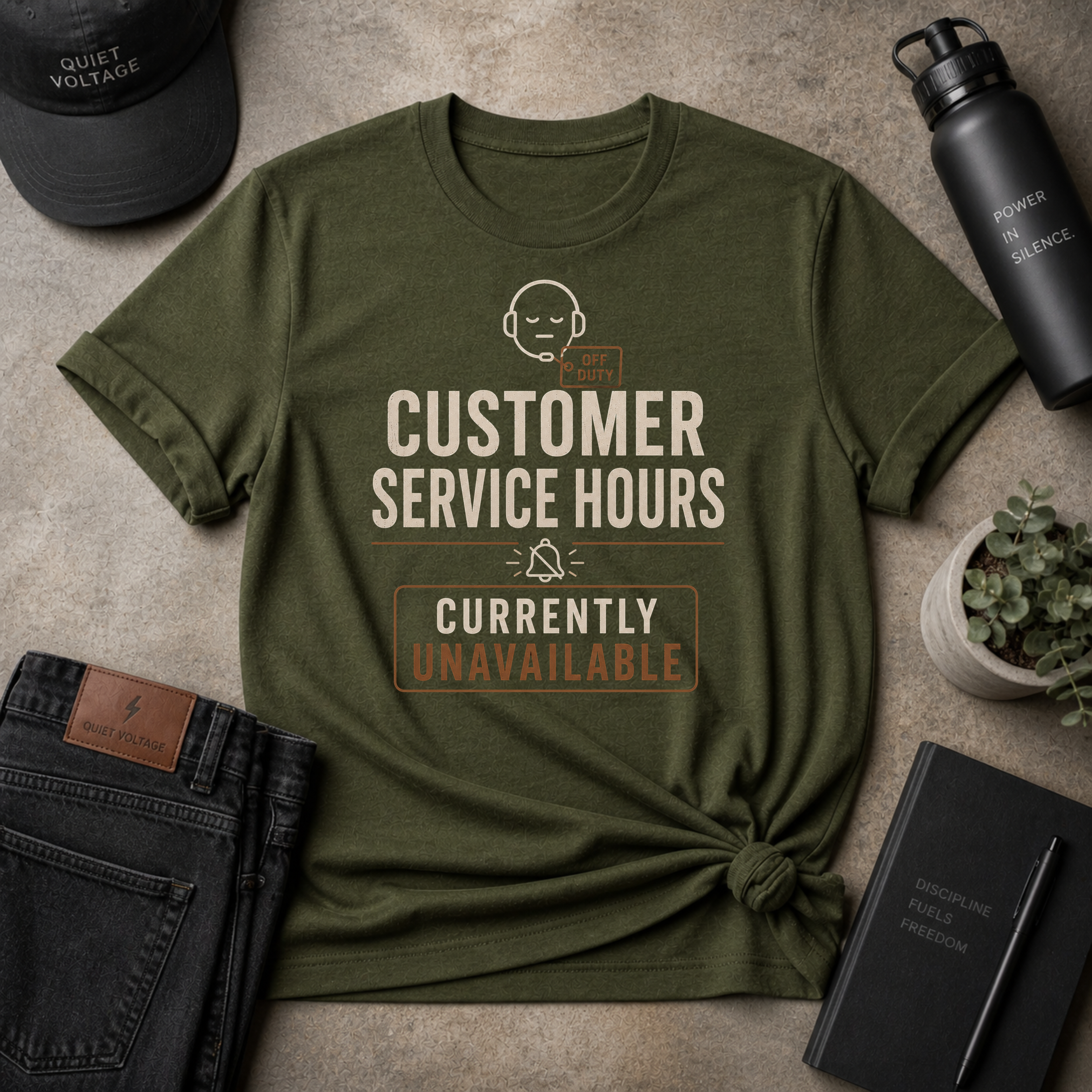 Customer Service Hours Tee