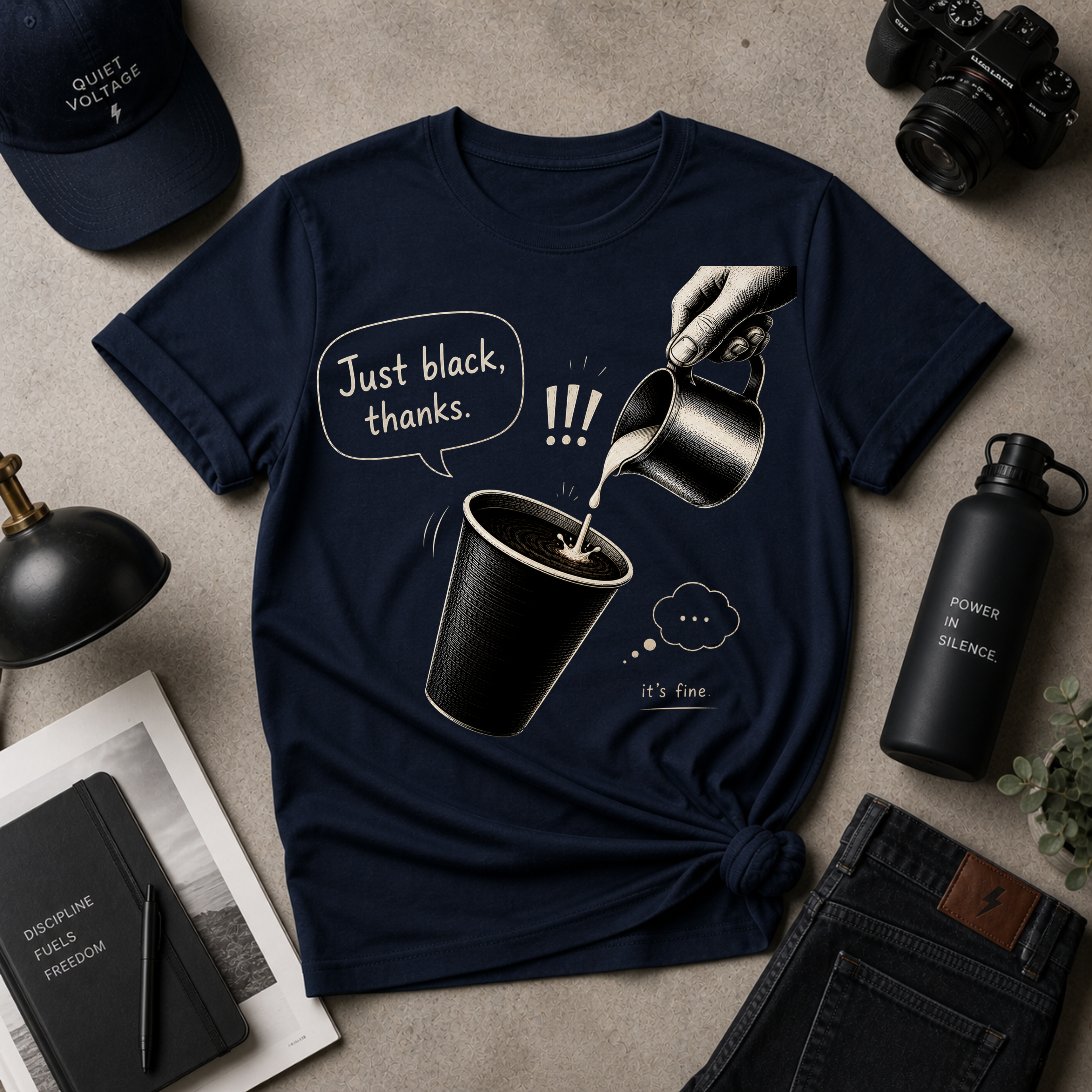 Just Black Tee