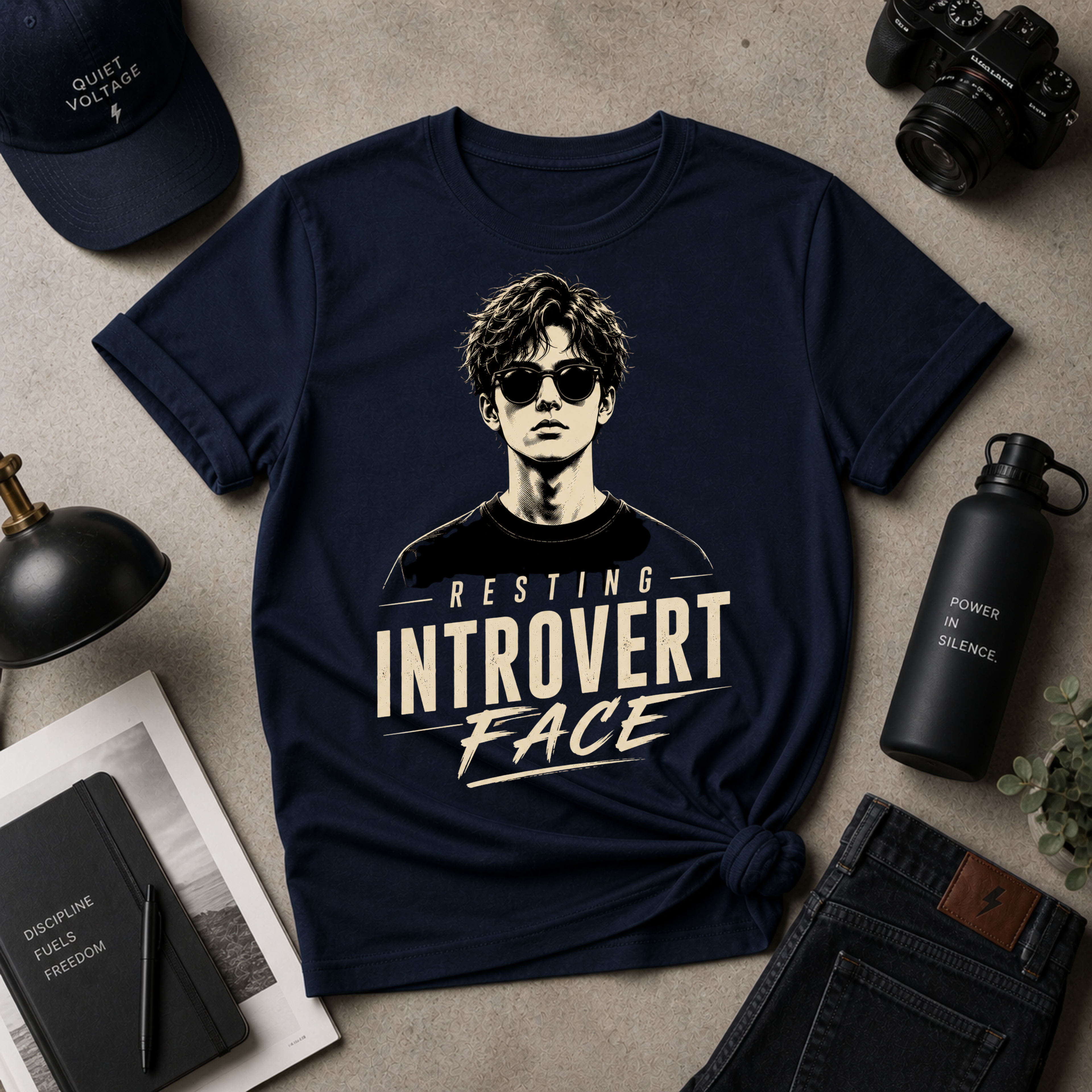 Introvert Face Tee