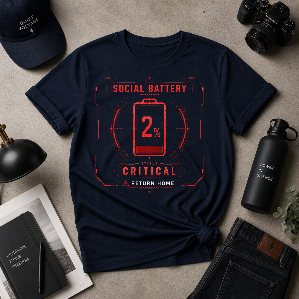 Social Battery 2% Tee