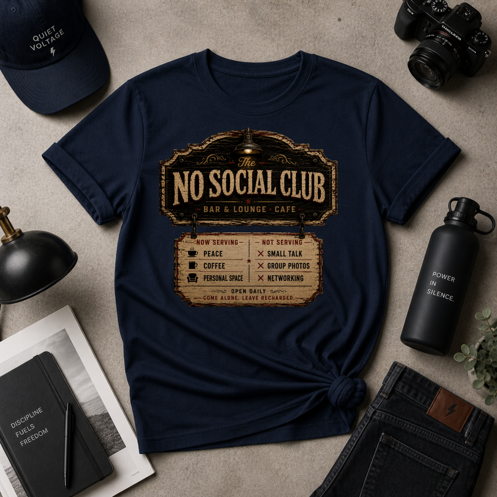 No Social Club Tee