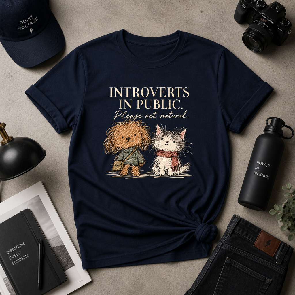 Introverts In Public Tee