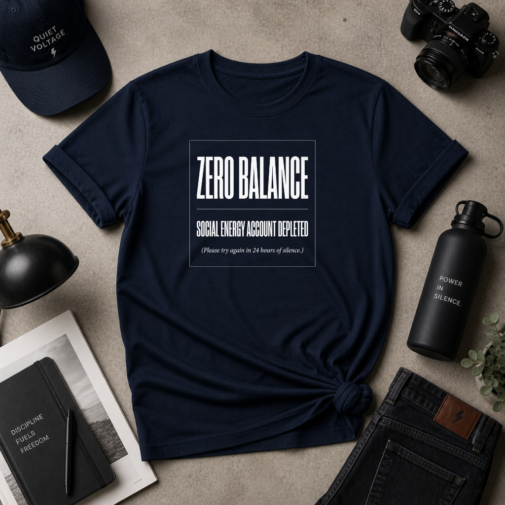 Social Energy Account Depleted Tee