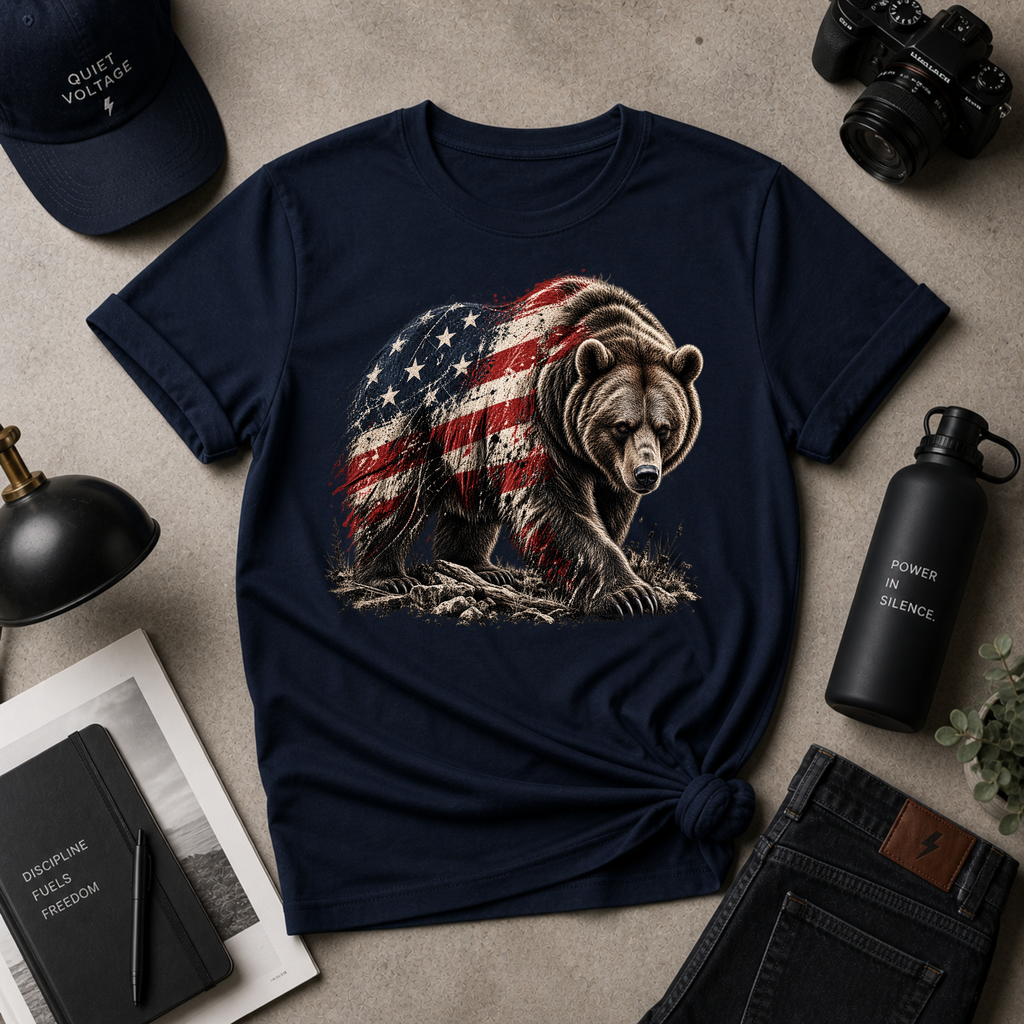 American Quiet Bear Tee