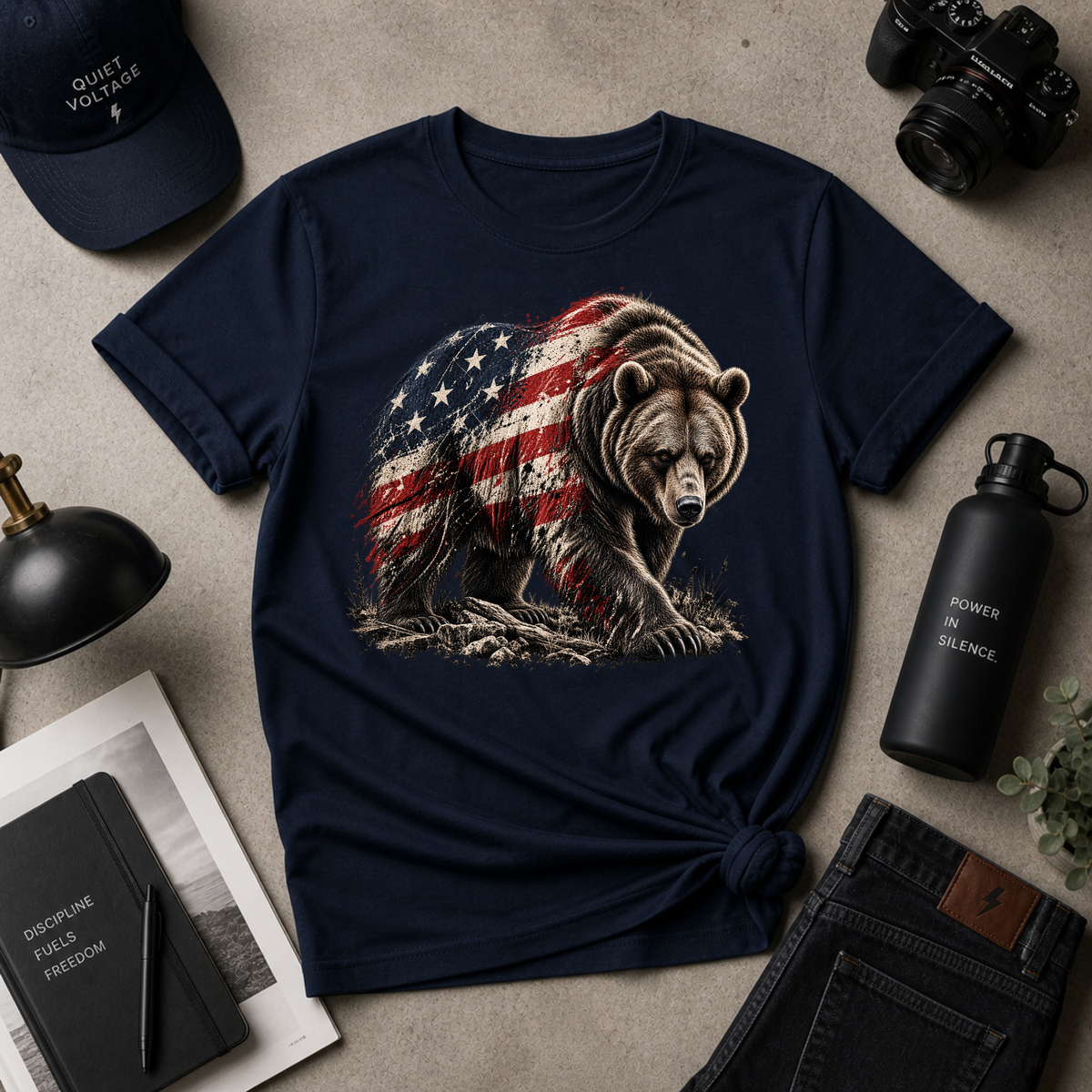American Quiet Bear Tee