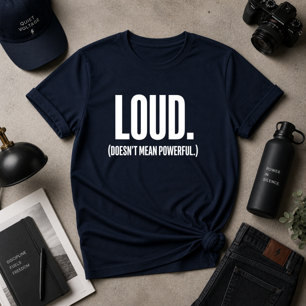 Loud Doesn't Mean Powerful Tee