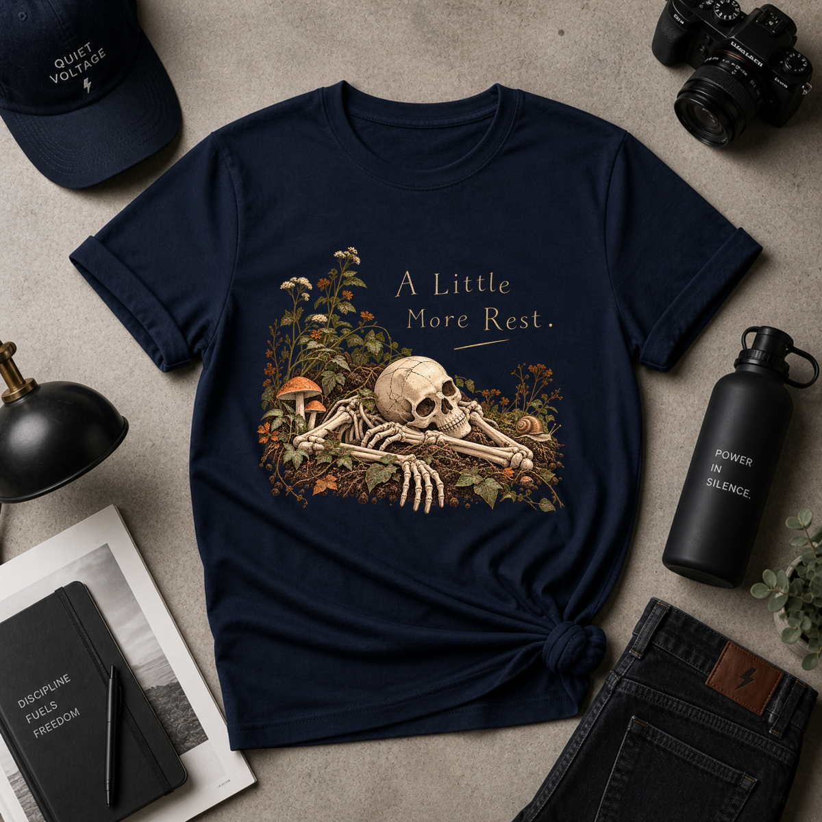 Resting Skeleton Tee