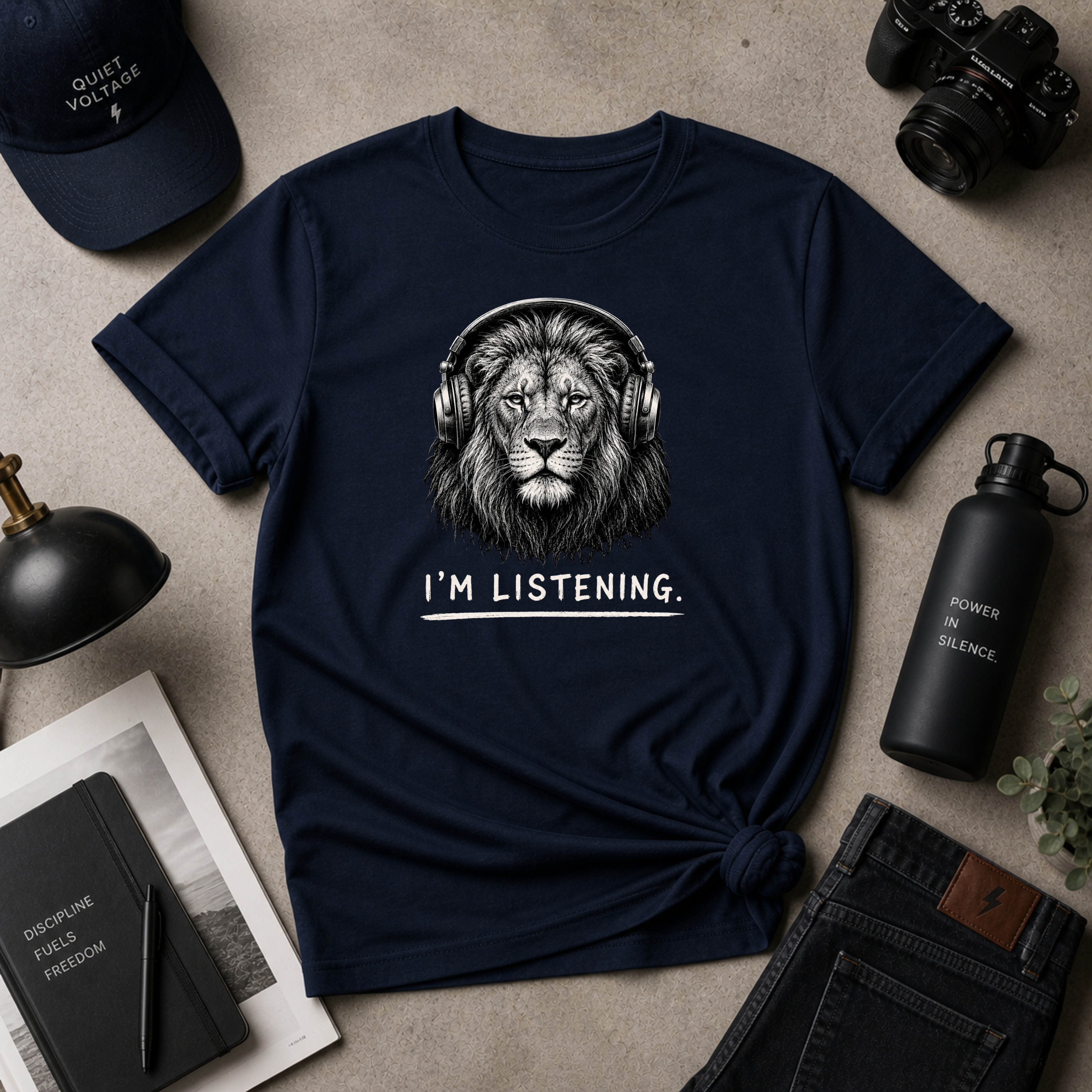 Listening Lion Tee